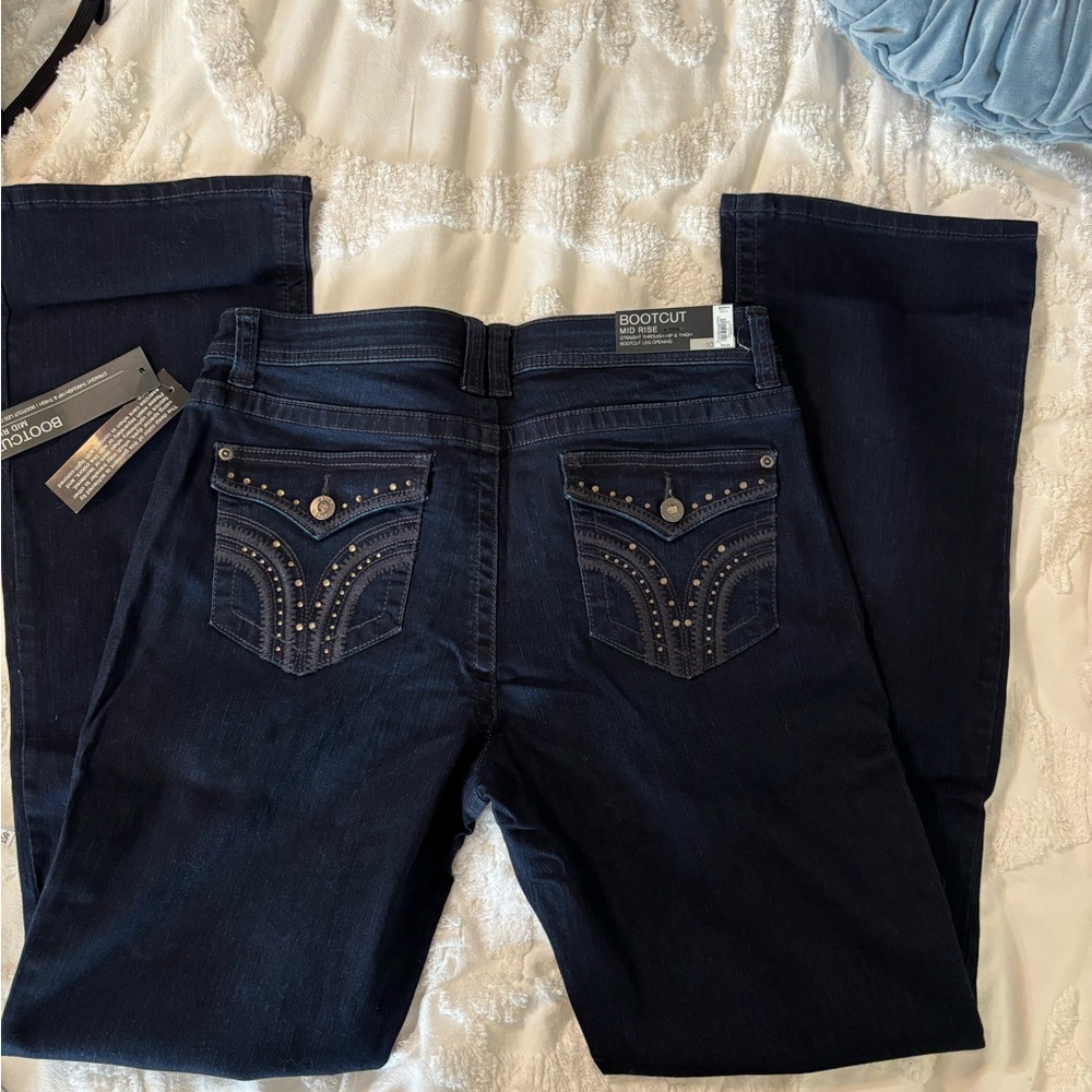 Apt. 9 Women's Boot Cut Jeans - Midnight Indigo size 10